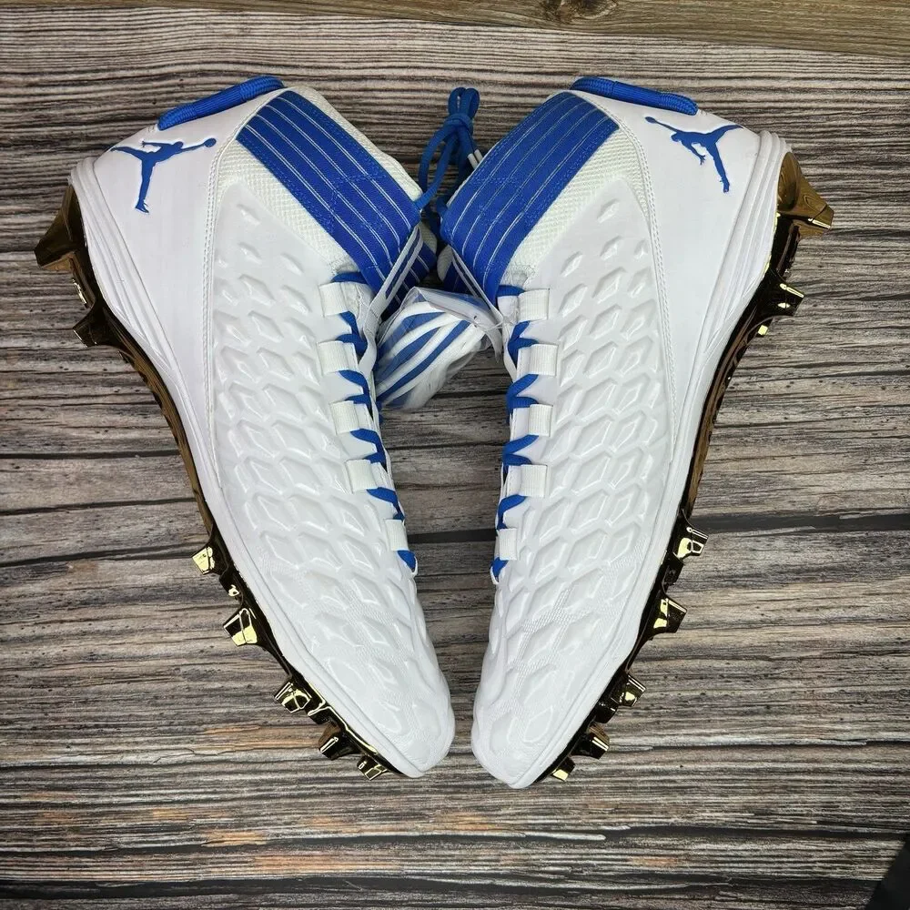 Size 18 Nike Jordan UCLA Bruins Force Savage ELT 2 SMU P White/Blue CV1663-106